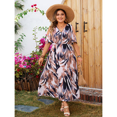 Lena - Plus Size Cold Shoulder Zipper Dress