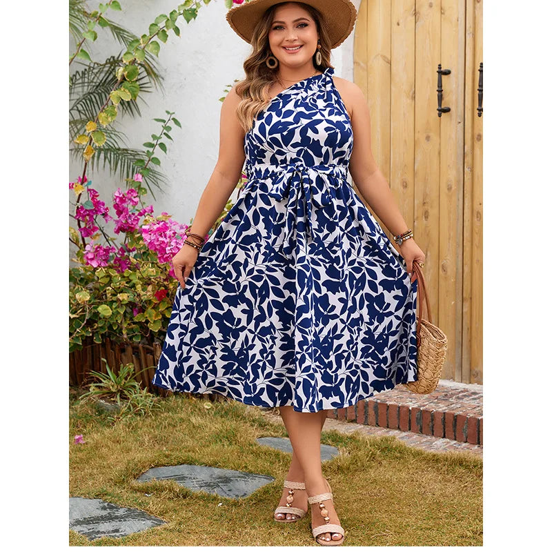 cold shoulder midi dress plus size Floor-Length Cold Shoulder Plus Maxi Dress